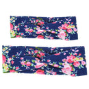 Set of 2PCS Fashionable Headband Boho Baby Headwrap Flower Design Hairband Headwear for Mommy And Baby Girl
