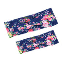 Set of 2PCS Fashionable Headband Boho Baby Headwrap Flower Design Hairband Headwear for Mommy And Baby Girl