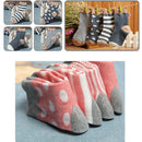 Baby Boy Girl Combed Cotton Charming Attractive Stripe Socks Grey XS PACK OF 8PCS
