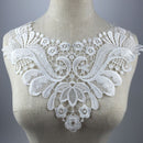 Vintage Embroidered Collar Applique Neckline Patches