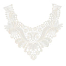 Vintage Embroidered Collar Applique Neckline Patches