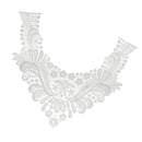 Vintage Embroidered Collar Applique Neckline Patches