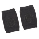 Pair Baby Knee Pads Anti Slip Crawl Knee Protector Baby Leg Warmer Deep Gray