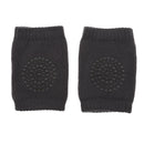 Pair Baby Knee Pads Anti Slip Crawl Knee Protector Baby Leg Warmer Deep Gray