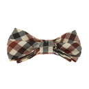 Kid Boy Girl Plaid Necktie Adjustable Y-back Suspenders Set