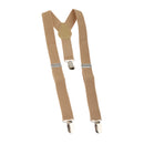 Kid Boy Girl Plaid Necktie Adjustable Y-back Suspenders Set