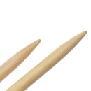 2 Pieces High Quality Bamboo Single Pointed Knitting Needles Sizes 20mm