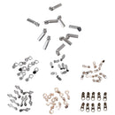 Silver Zip Puller/Zipper Pull Sliders Head Zipper Repair Kit