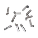 Silver Zip Puller/Zipper Pull Sliders Head Zipper Repair Kit