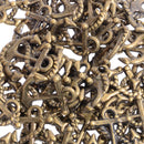50x Ship Anchor DIY Charms Jewelry Findings Pendant Beads Crafts Bronze