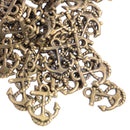 50x Ship Anchor DIY Charms Jewelry Findings Pendant Beads Crafts Bronze