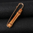 Funny Fashion Bamboo Brooch Novelty Safety Breastpin 5.5x2cm