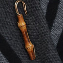 Funny Fashion Bamboo Brooch Novelty Safety Breastpin 5.5x2cm