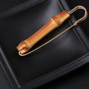 Funny Fashion Bamboo Brooch Novelty Safety Breastpin 5.5x2cm