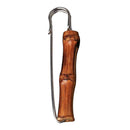 Funny Fashion Bamboo Brooch Novelty Safety Breastpin 5.5x2cm