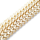 Women Gold Full Metal Waist Chain Belt Charms Clothing Decor One Size Fits All