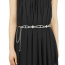 Women Rhombic Style Ajustable Wedding Diamante Waistband Dress Waist Crystal Chain Belt