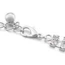 Women Rhombic Style Ajustable Wedding Diamante Waistband Dress Waist Crystal Chain Belt