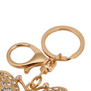 Charm Diamante Butterfly Pendant Girls Gift Bling Pendant Bag Keychain Decor