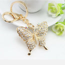 Charm Diamante Butterfly Pendant Girls Gift Bling Pendant Bag Keychain Decor
