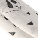Cotton Muslin Receiving Blanket Swaddle Bedding Cover for Baby Panda Pattern