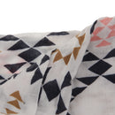 Cotton Muslin Receiving Blanket Swaddle Bedding Wrap Cover for Baby Red Pattern