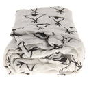 Cotton Muslin Receiving Blanket Swaddle Bedding Wrap Cover for Baby Black House Pattern