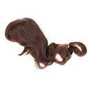 Women Fashion Heat Resistant Long Curly Hair Cosplay Costume Brown Full Wig Wigs Dark Brown