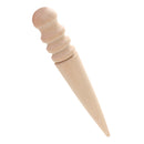 Leathercraft Wood Edge Slicker Round Multi Size Burnisher Tool for Leather