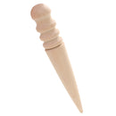 Leathercraft Wood Edge Slicker Round Multi Size Burnisher Tool for Leather