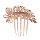 Women Comb Crystal Pearl Hairclip Vintage Hair Accessories for Wedding Headdress