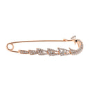 Vintage Alloy Brooch DIY Crystal Pin Badge Gift for Wedding Bride Peacock-3