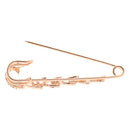 Vintage Alloy Brooch DIY Crystal Pin Badge Gift for Wedding Bride Peacock-3
