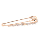 Vintage Alloy Brooch DIY Crystal Pin Badge Gift for Wedding Bride Peacock-3