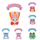 3D Baby Shower Party Birthday Beauty Door Decoration Hanging Paper Rabbit