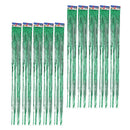 10pcs Green 1 Meter Metallic Foil Curtains for Wedding Party