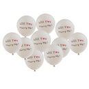 10pcs Will You Marry Me Ballon Red Heart Propose Wedding Marriage Decoration