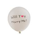 10pcs Will You Marry Me Ballon Red Heart Propose Wedding Marriage Decoration