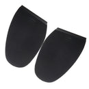 Footful Black Pair Rubber Protective Guard Taps Half Soles Anti Slip Shoe Repair w/Maximum Traction
