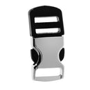 Pack of 5 Metal Side Release Buckles for Paracord Bracelets Black and Silver 32*15mm