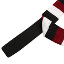 Men's Wool Knitted Flat Woven Tie Necktie(Three-color Stripes)