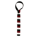 Men's Wool Knitted Flat Woven Tie Necktie(Three-color Stripes)