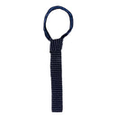 Men's Wool Knitted Flat Woven Tie Necktie (Dark Blue)