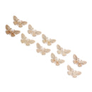 10 DIY Natural Wood Embellishments Crafts Card-making Scrapbooking Butterfly