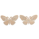 10 DIY Natural Wood Embellishments Crafts Card-making Scrapbooking Butterfly