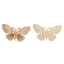 10 DIY Natural Wood Embellishments Crafts Card-making Scrapbooking Butterfly