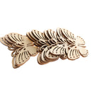 10 DIY Natural Wood Embellishments Crafts Card-making Scrapbooking Butterfly