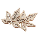 10x DIY Natural Wood Embellishments Crafts Card-making Scrapbooking Maple