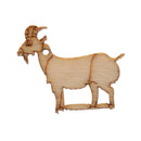 10 DIY Natural Wood Embellishments Crafts Card-making Scrapbooking Goat