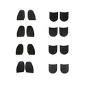 Rubber Glue On Half Soles Taps & Heel Pads Anti Slip Shoes Repair